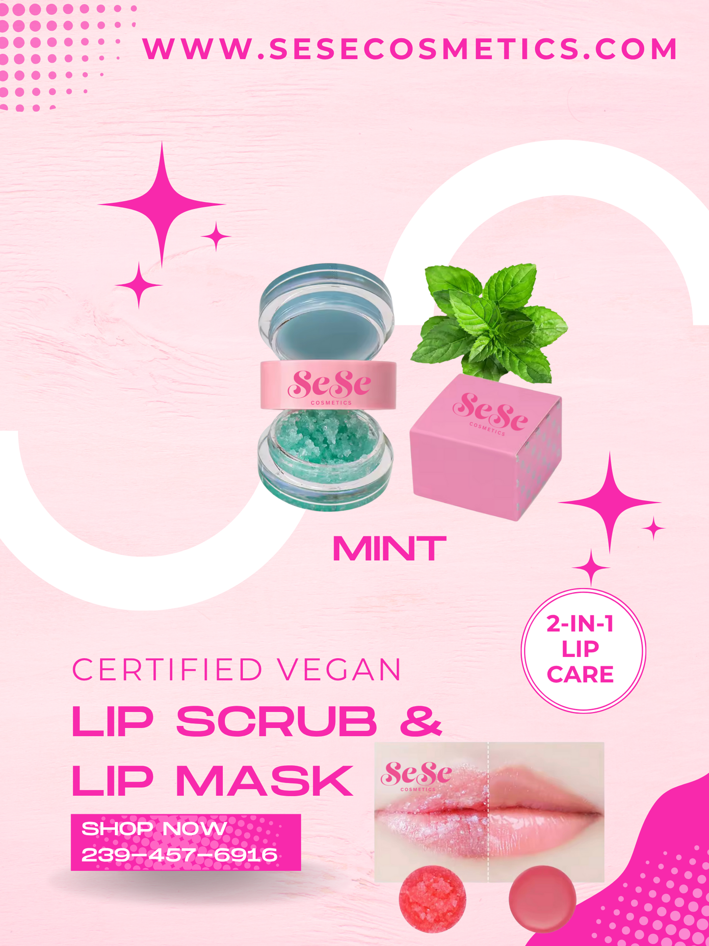 2-in-1 Lip Scrub & Lip Mask Treatment