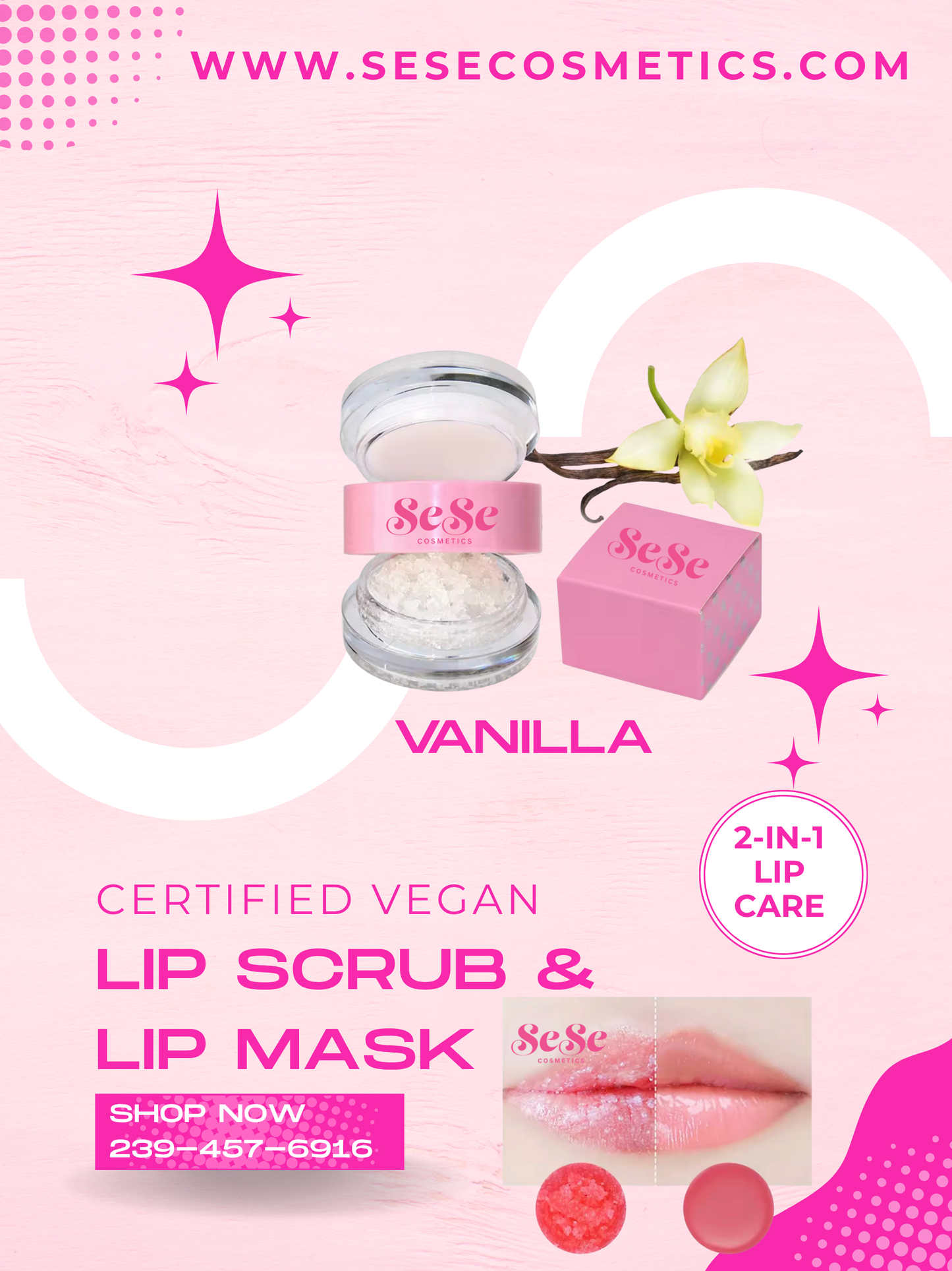 2-in-1 Lip Scrub & Lip Mask Treatment